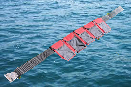 AKM-Diving pocket weight belts (red, small)
