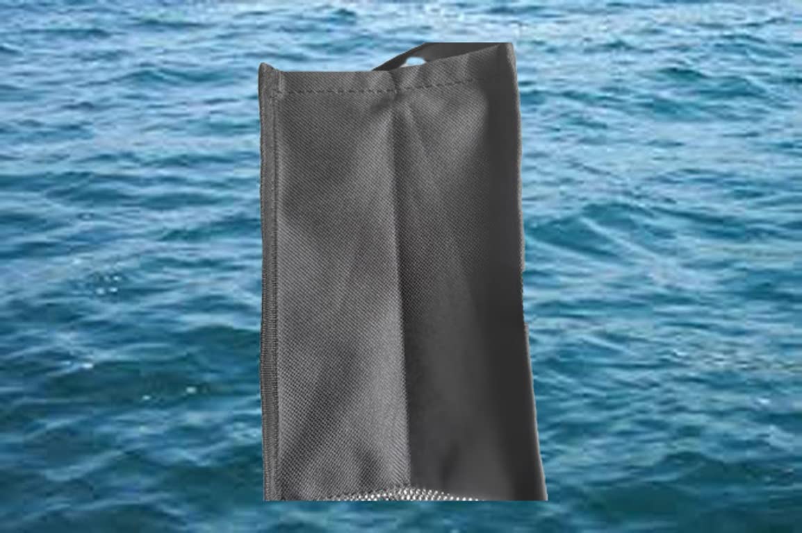 AKM-Scuba Diving Cargo Carying Leg, Strap On Pocket Large Black