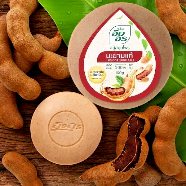 2X INGON Thai Tamarind & White Herbal Soap 160g