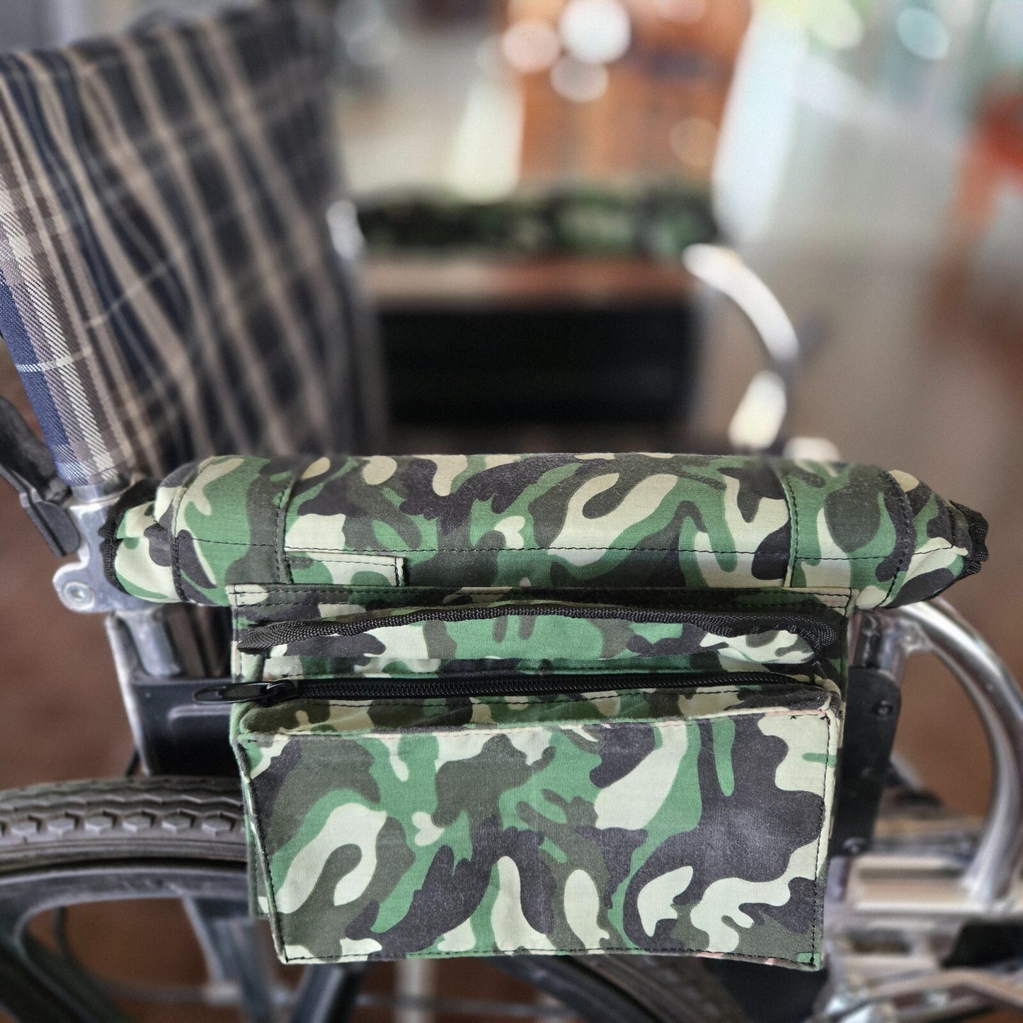 Wheelchair Armrest Bag army