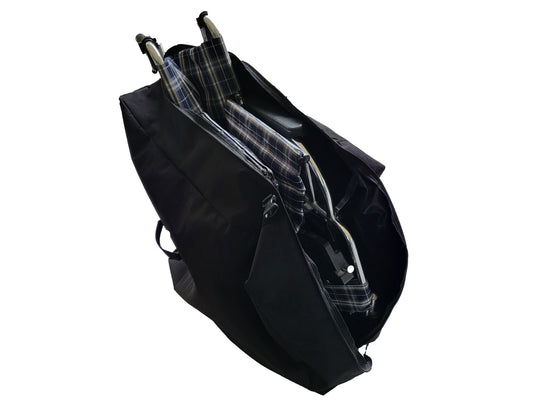 Wheelchair travel storage bag ,fits most wheel chairs including some electric on