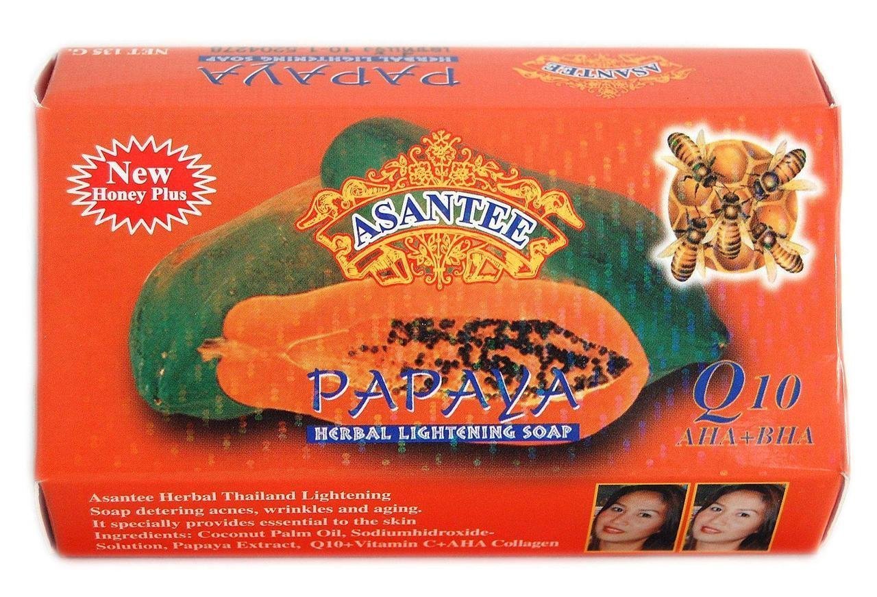 Asantee Thai Papaya Herbal Skin Soap 125 grams