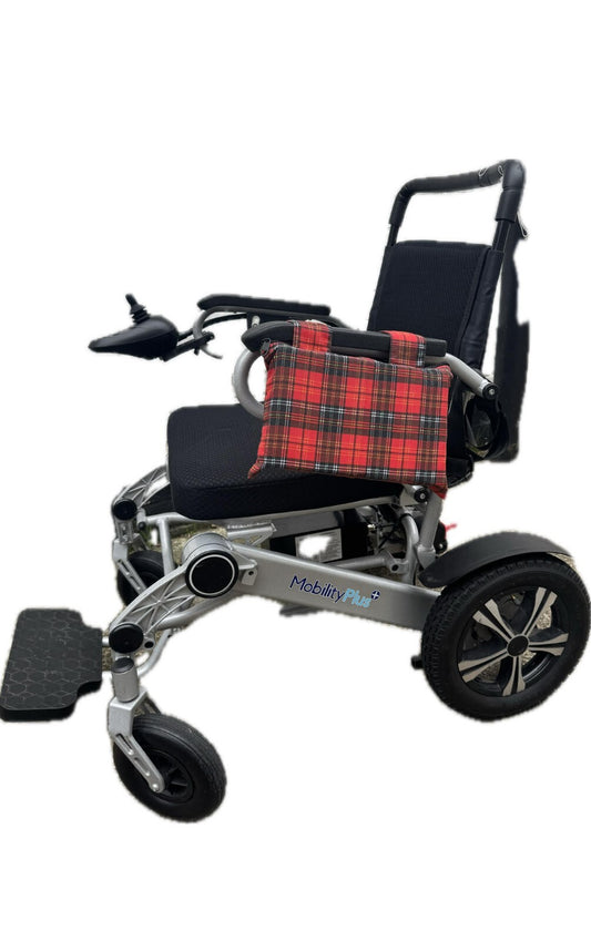Wheelchair Armrest Bag Tartan
