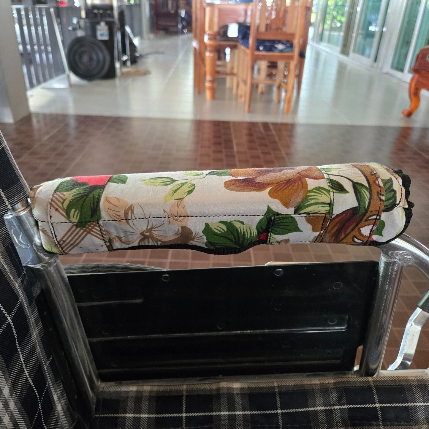Wheelchair Armrest Bag floral