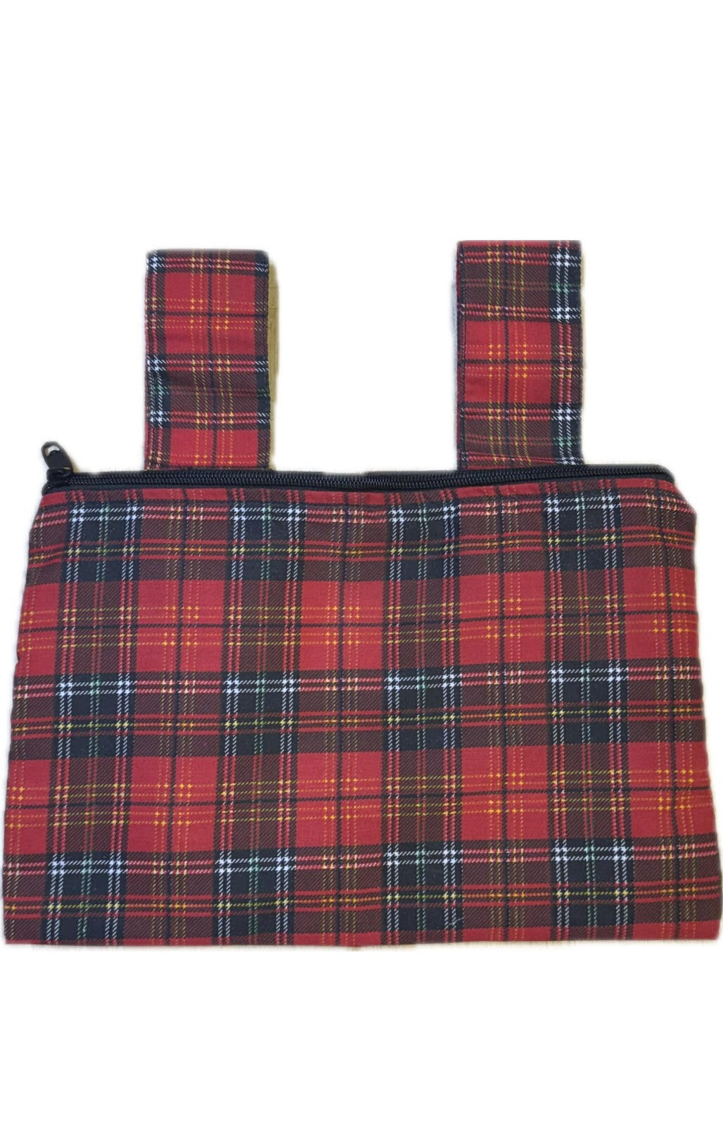 Wheelchair Armrest Bag Tartan