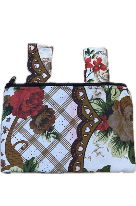 Wheelchair Armrest Bag Flower