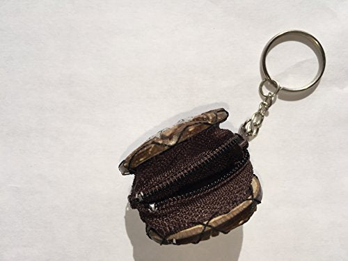 HAND CARVED COCONUT KEY RING