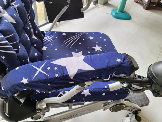 Wheelchair Upholstery Transformation Set-from Seal Supplies for Electric wheelchair's (Star) (Star)