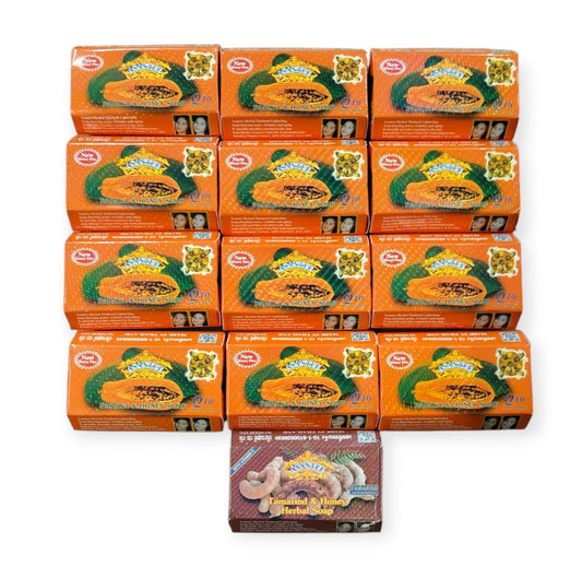 Asantee Thai Papaya Herbal Skin Whitening Soap 125g Pack of ...