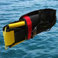 Large AKM SPORTS Scuba Diving Weight Harness, Black and Yellow, ,
