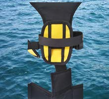 Large AKM SPORTS Scuba Diving Weight Harness, Black and Yellow, ,