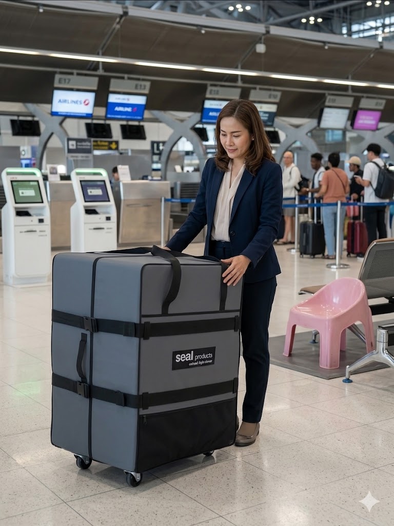 The Seal W75 wheelchair/mobility scooter travel storage cover
