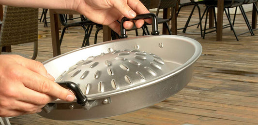 Seal Products Ltd MOOKATA Thai BBQ/Korean Grill PAN - 12" Aluminium BBQ Topper
