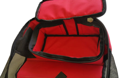AKM-Fin-Bag Snorkel-Diving-Swimming-Fin RED