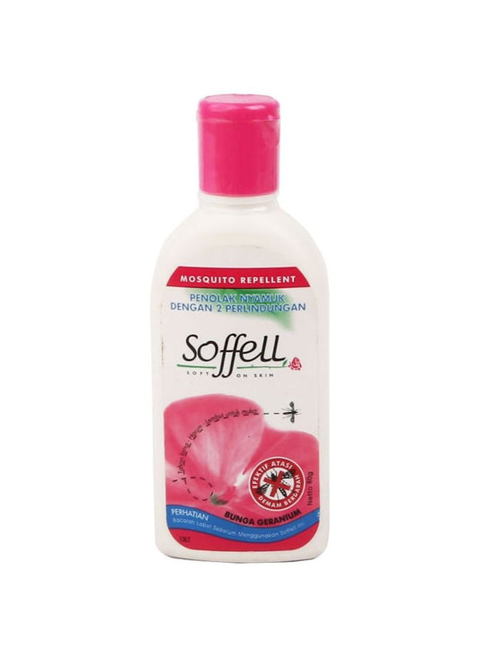 Soffell Mosquito Repellent Lotion Protects Flora Scent 70 Ml. Thailand Product