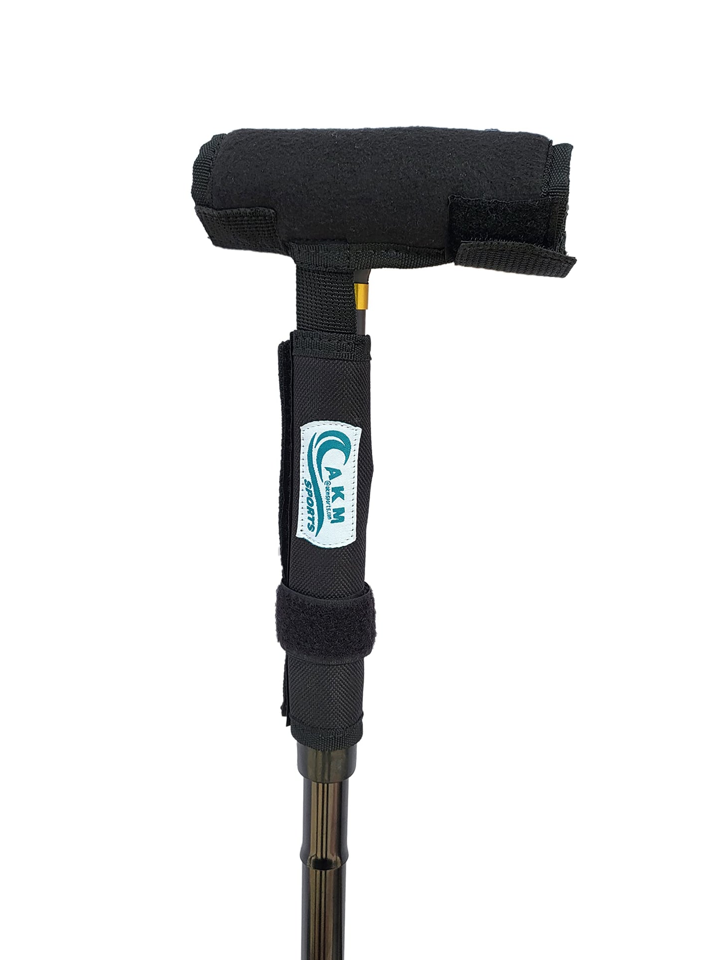 Comfy Folding Walking Stick with Grip Handle and Securing System for Travel