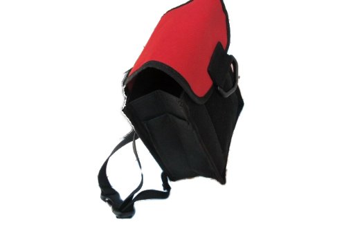 AKM-Scuba Diving Cargo Carying Leg, Strap On Pocket Large Red