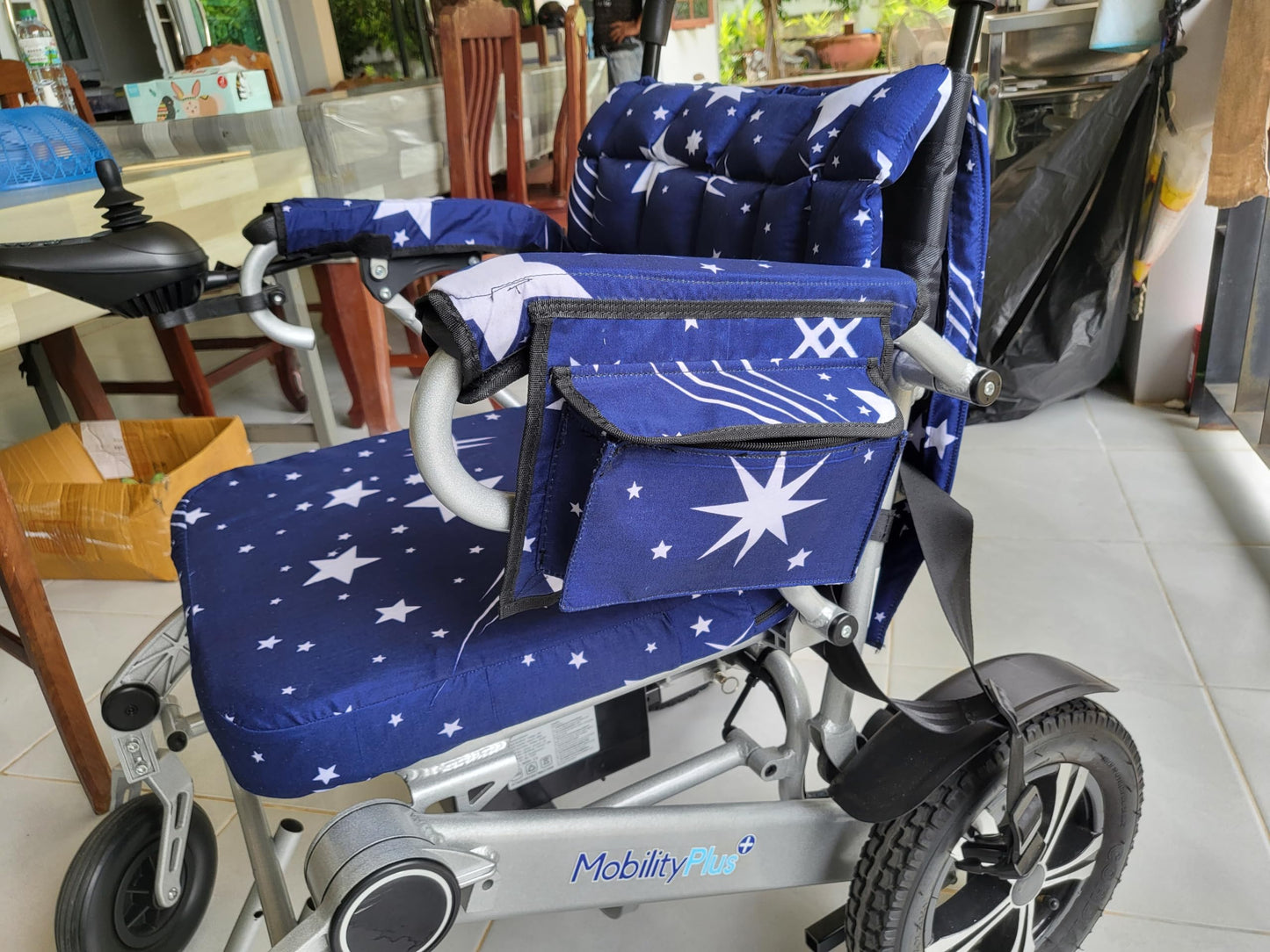 Wheelchair Upholstery Transformation Set-from Seal Supplies for Electric wheelchair's (Star) (Star)