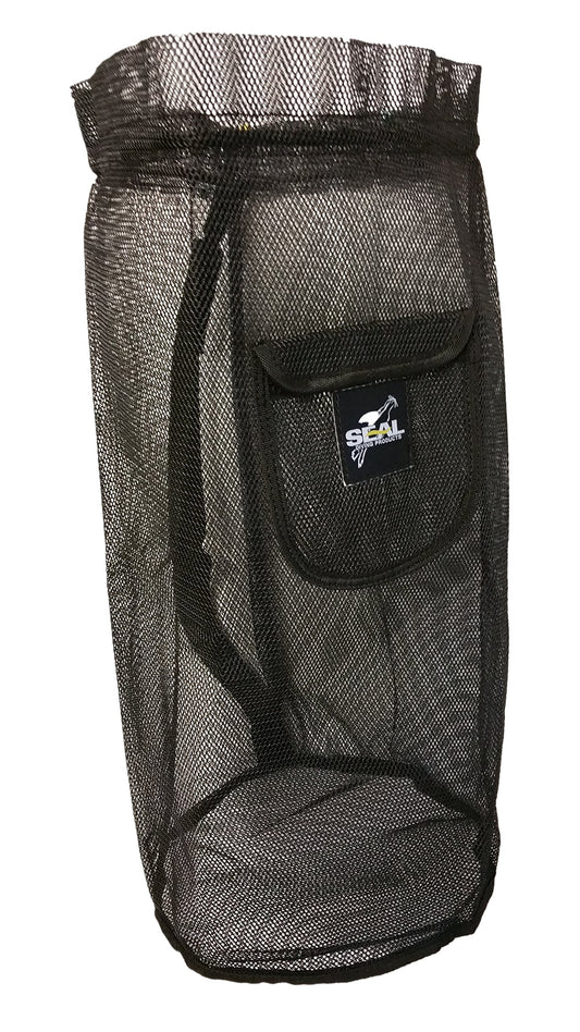 DRAW STRING RING MESH BAG ,SCUBA DIVING FOOTBALL ,HIKING ,CAMPING ,ANY SPORT (Medium 35L 28x62cm)