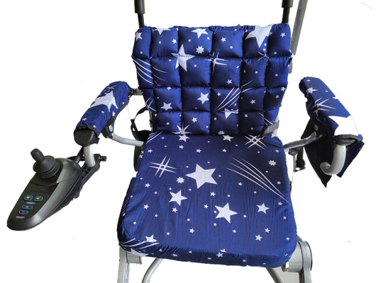 Wheelchair Upholstery Transformation Set-from Seal Supplies for Electric wheelchair's (Star) (Star)